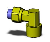 SMC KFL12U-04S fitting, male elbow, KF INSERT FITTINGS