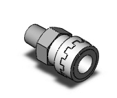 SMC KK130L-N02MS fitting, KK13 S COUPLERS