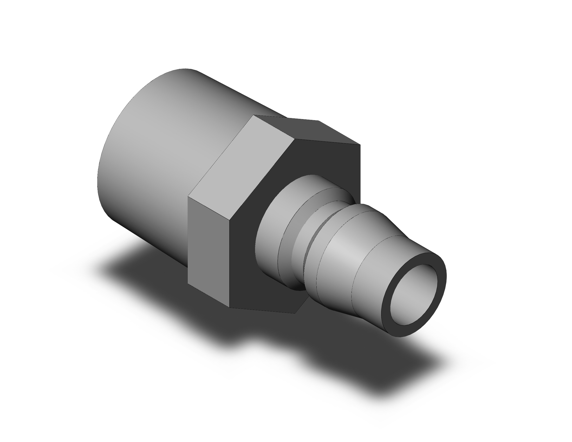 SMC KK130P-04MS s coupler, male thread, KK13 S COUPLERS (sold in packages of 5; price is per piece)