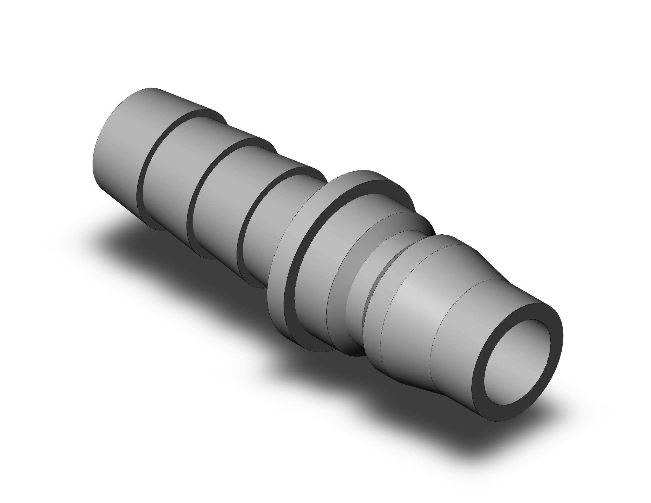 SMC KK130P-11B s coupler, w/barb fitting, KK13 S COUPLERS (sold in packages of 5; price is per piece)