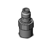 SMC KKA4P-04M s coupler, stainless steel, KKA S COUPLERS