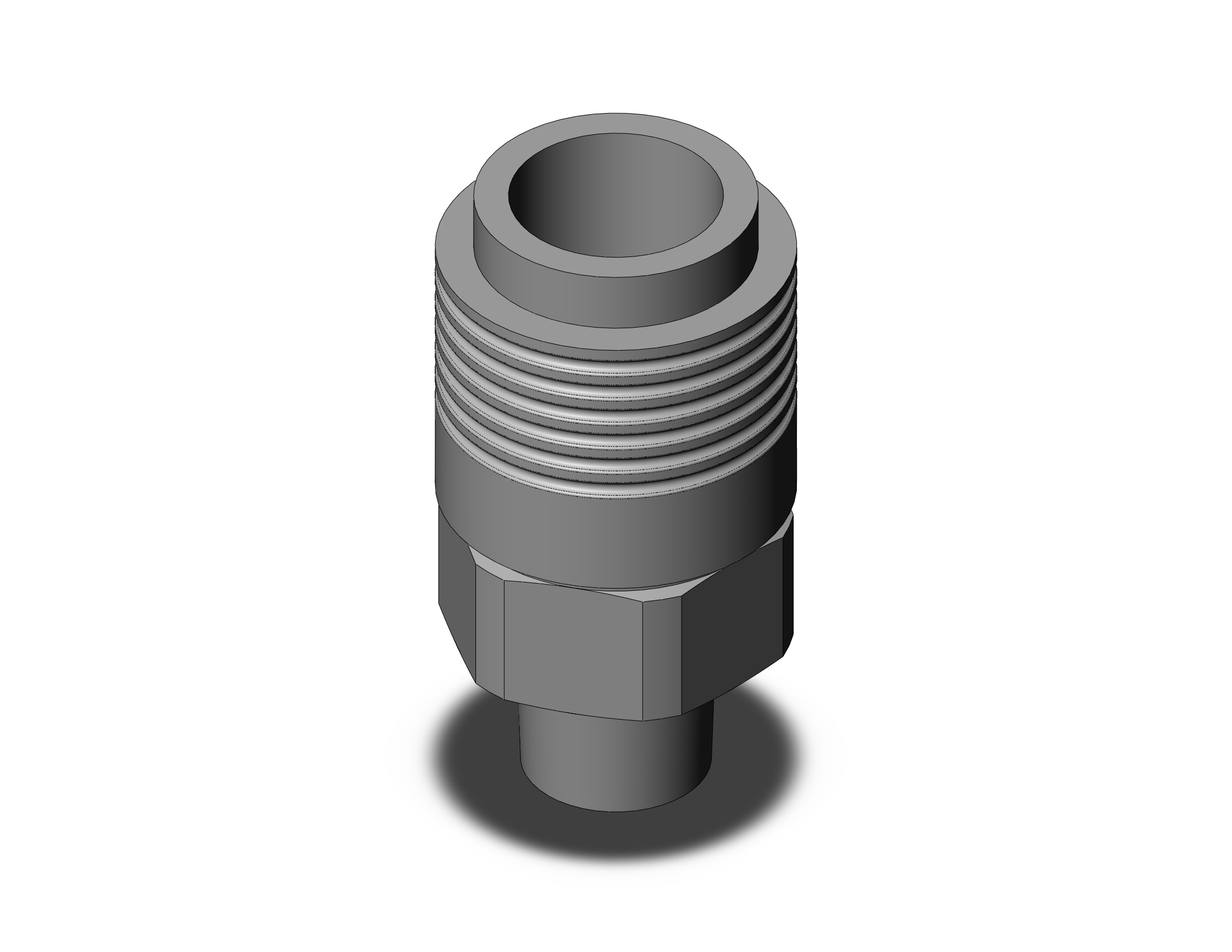 SMC KKA4S-02M-1 s coupler, stainless steel, KKA S COUPLERS