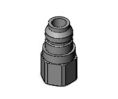 SMC KKA9P-10F s coupler, s/s, KKA S COUPLERS