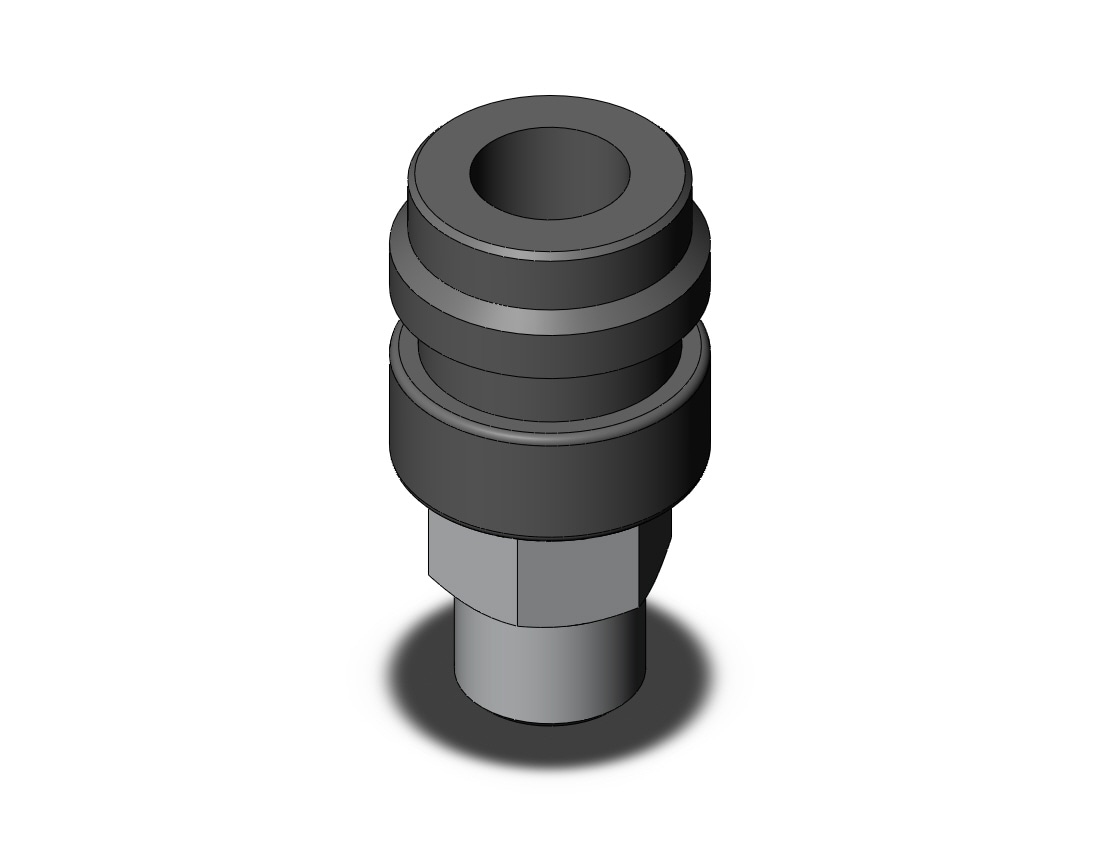 SMC KKH4S-03MS s coupler, male thread, KKH S COUPLERS (sold in packages of 5; price is per piece)