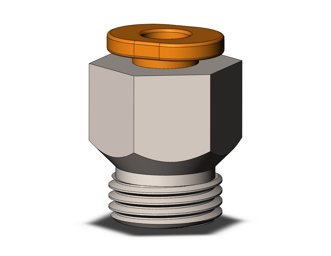 SMC KQ2H03-U01N1 fitting, male connector, KQ2(UNI) ONE TOUCH UNIFIT (sold in packages of 10; price is per piece)