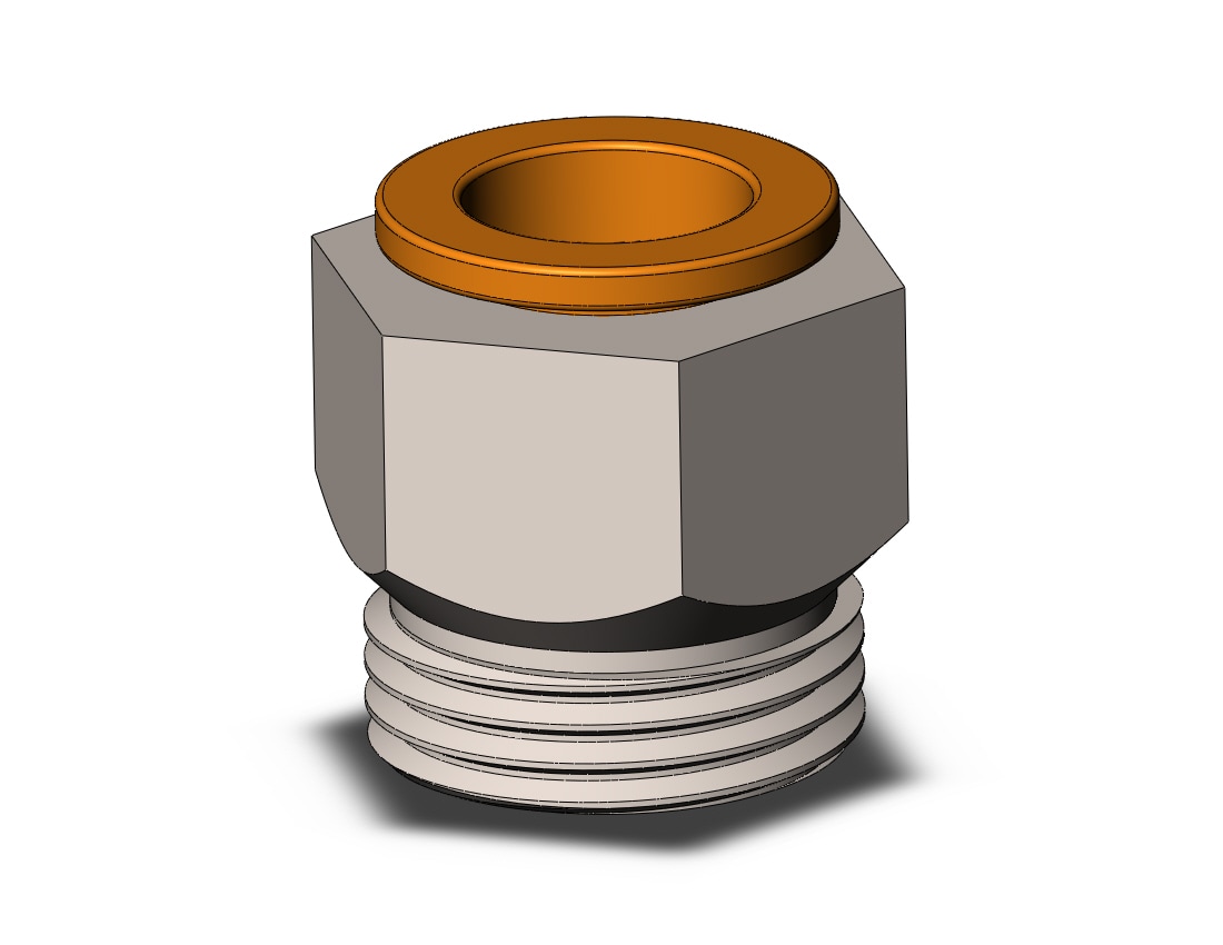 SMC KQ2H11-U03N fitting, male connector, KQ2(UNI) ONE TOUCH UNIFIT (sold in packages of 10; price is per piece)