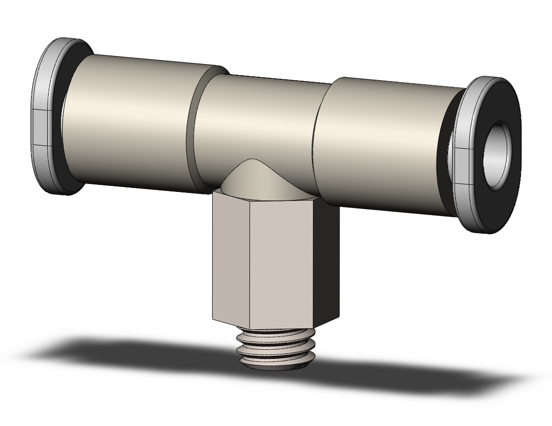 SMC KQ2T04-M5N1 fitting, branch tee, KQ2 FITTING (sold in packages of 10; price is per piece)