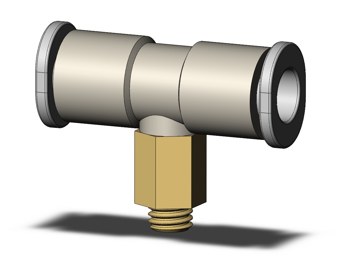 SMC KQ2T06-M5A1 fitting, branch tee, KQ2 FITTING (sold in packages of 10; price is per piece)