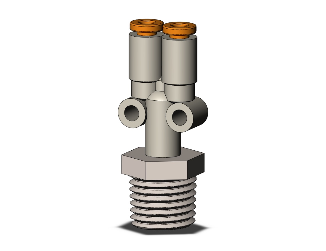 SMC KQ2U01-35N fitting, branch y, ONE-TOUCH FITTING