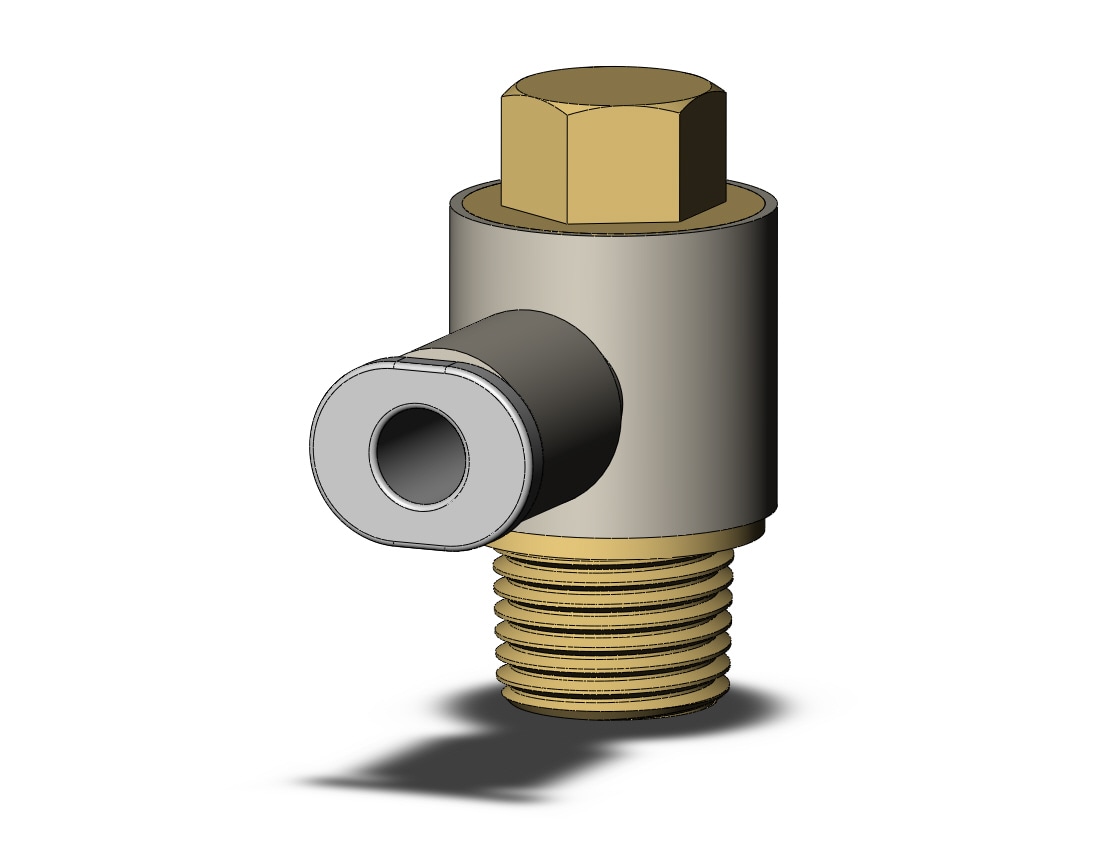 SMC KQ2V04-01AS1 fitting, male universal elbow, KQ2 FITTING (sold in packages of 10; price is per piece)