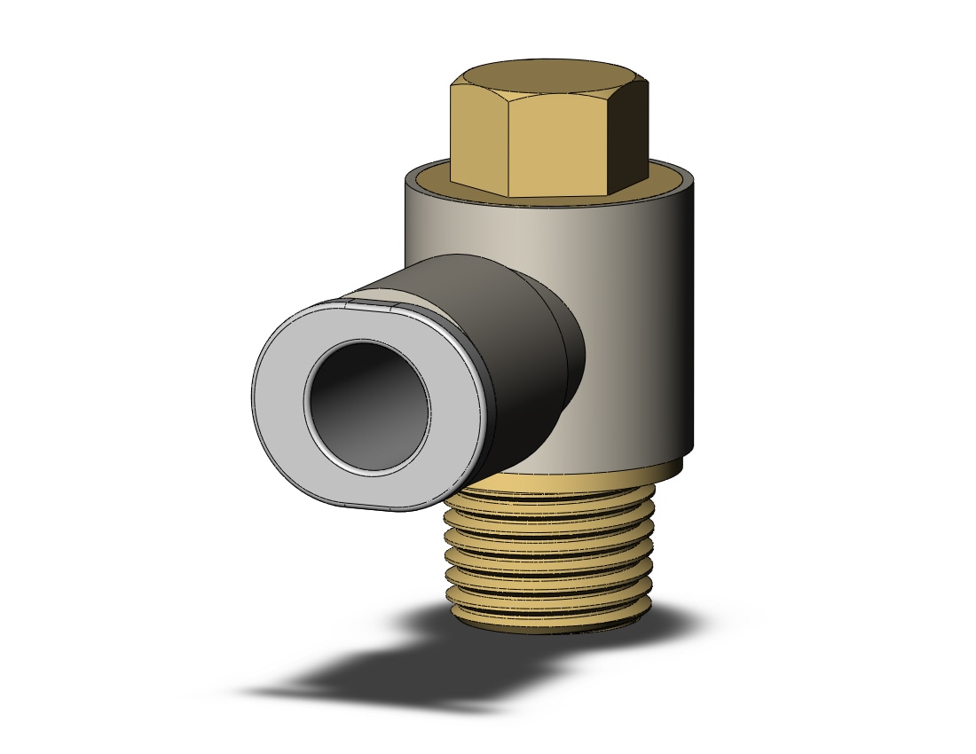 SMC KQ2V06-01AS1 fitting, male universal elbow, KQ2 FITTING (sold in packages of 10; price is per piece)