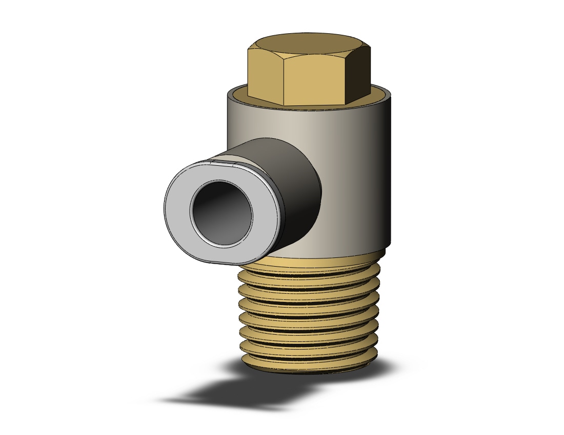 SMC KQ2V06-02AS1 fitting, male universal elbow, KQ2 FITTING (sold in packages of 10; price is per piece)