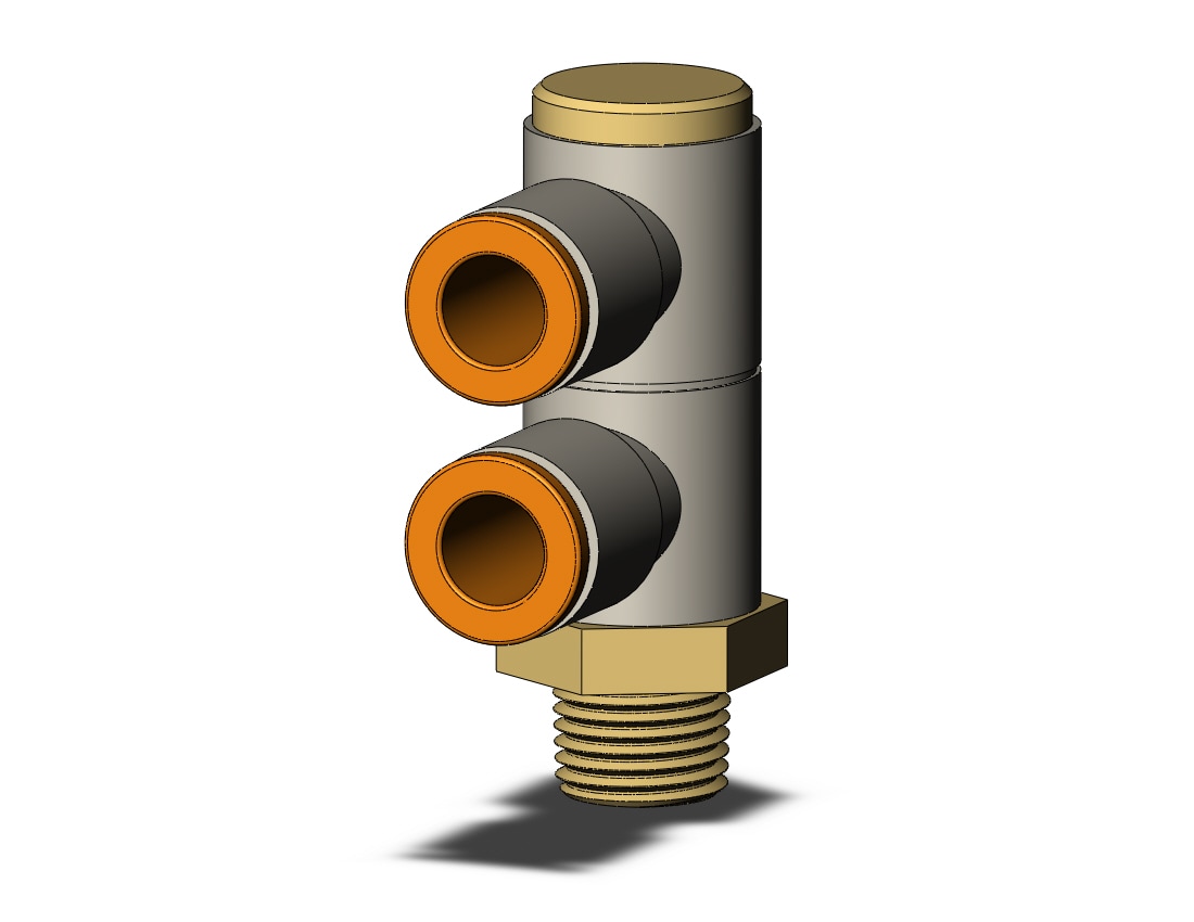 SMC KQ2VD07-34A fitting, dble uni male elbow, ONE-TOUCH FITTING