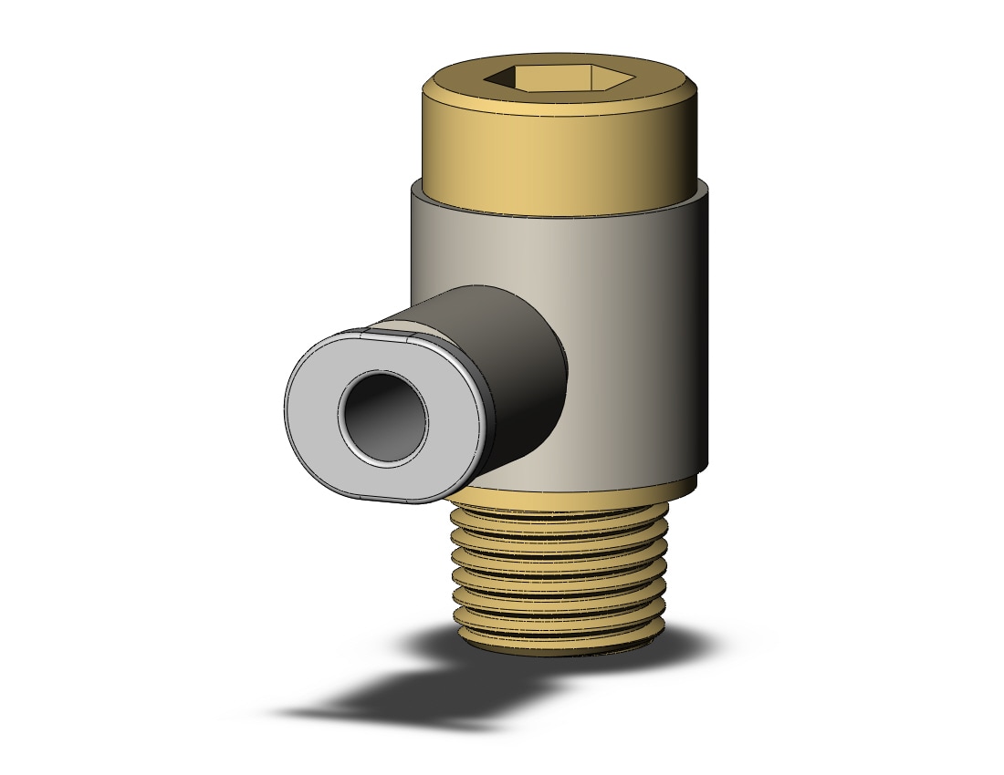 SMC KQ2VS04-01AS1 fitting, hex hd uni male elbo, KQ2 FITTING (sold in packages of 10; price is per piece)