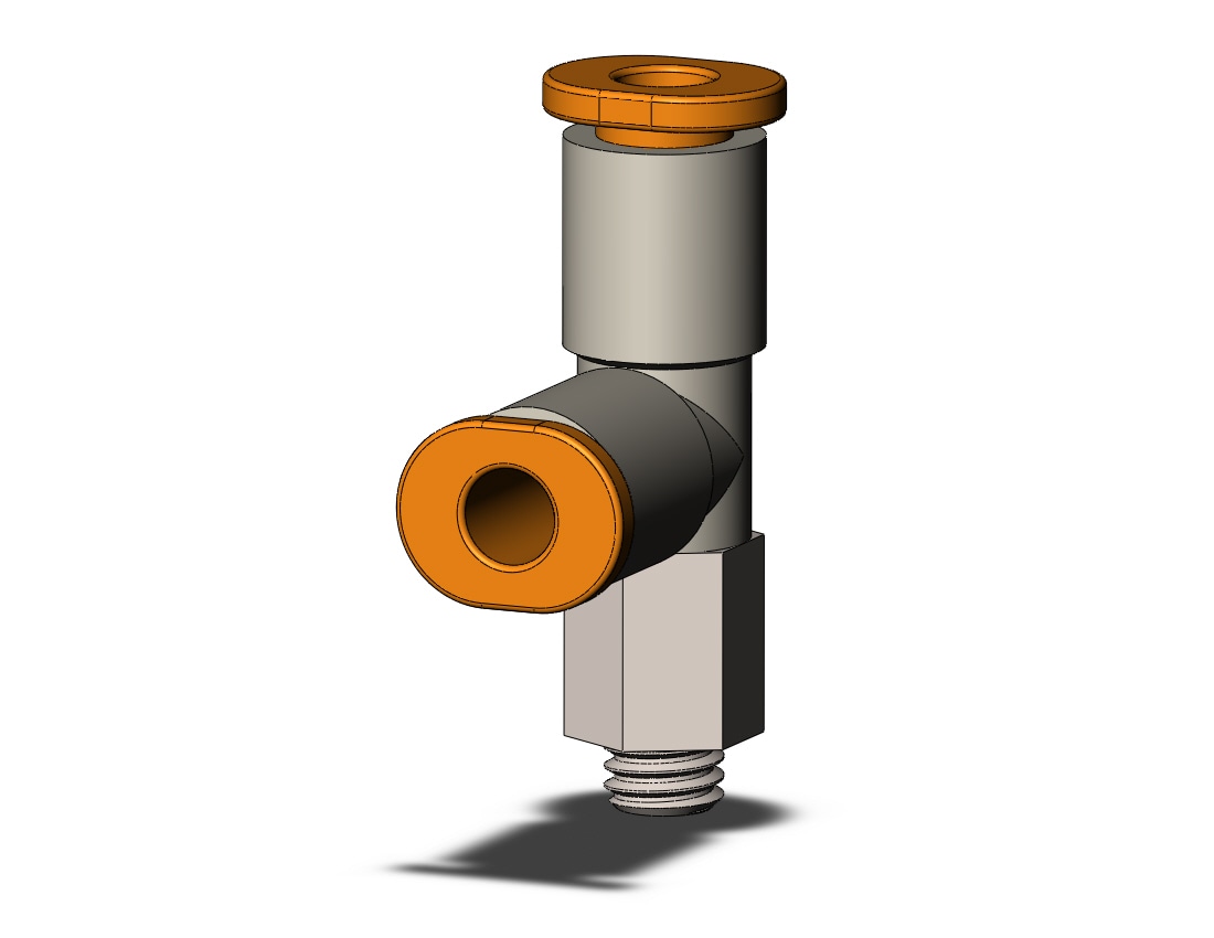 SMC KQ2Y03-32N1 fitting, male run tee, KQ2 FITTING (sold in packages of 10; price is per piece)