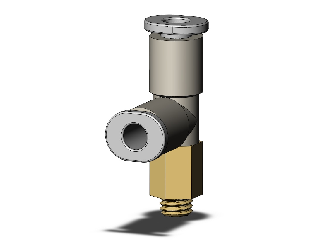 SMC KQ2Y04-M5A1 fitting, male run tee, KQ2 FITTING (sold in packages of 10; price is per piece)