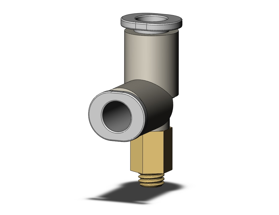 SMC KQ2Y06-M5A1 fitting, male run tee, KQ2 FITTING (sold in packages of 10; price is per piece)