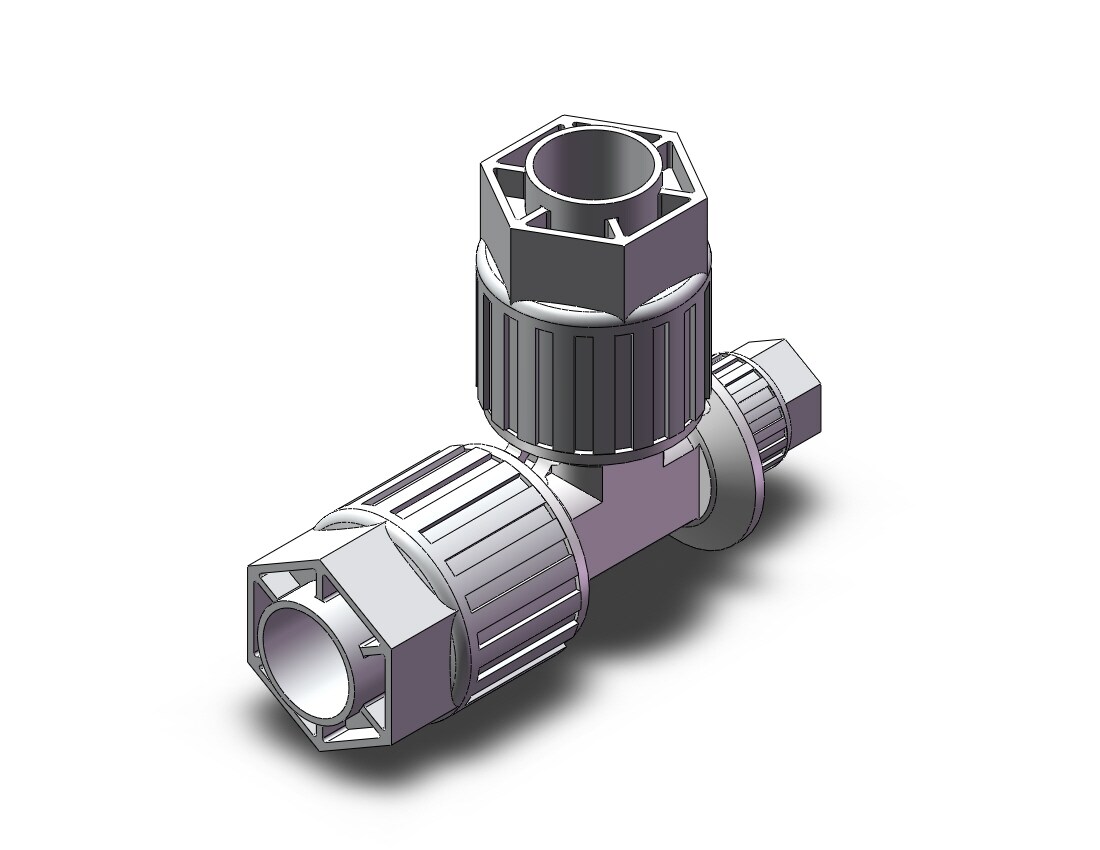 SMC LQ3T5A-R12 Fitting, Reducing Tee, LQ FITTING