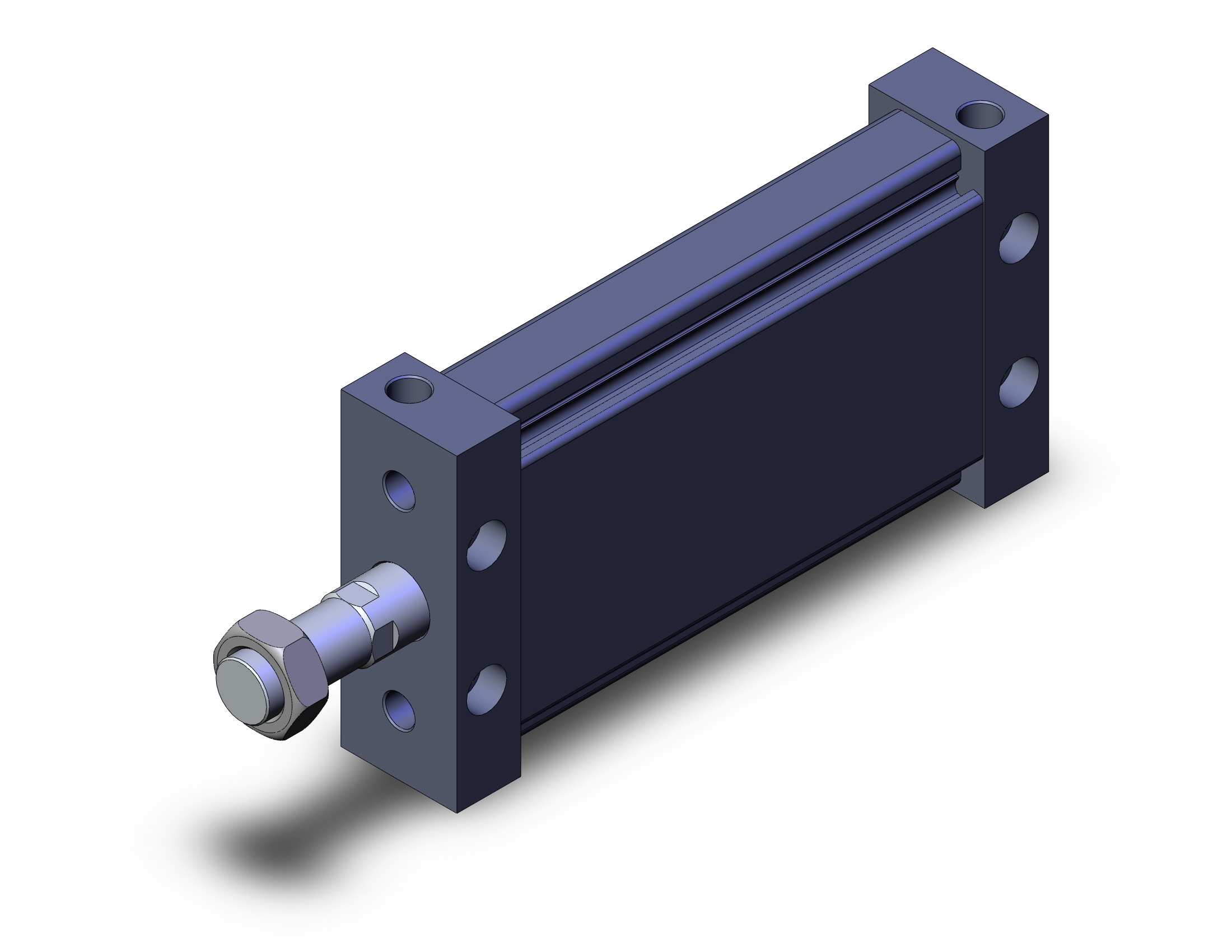 SMC MUB50TN-125DMZ cyl, compact, plate, MU COMPACT CYLINDER