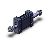 SMC MUWB25-15DMZ cyl, compact, plate, MU COMPACT CYLINDER