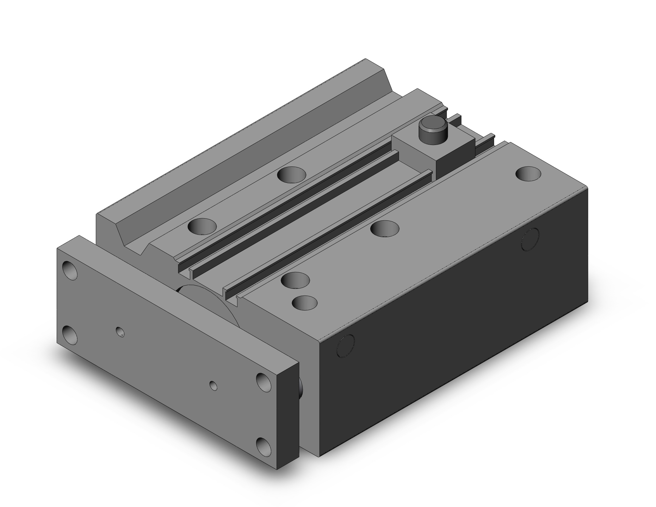 SMC MGPL40-75-HN mgp, compact guide cylinder, GUIDED CYLINDER