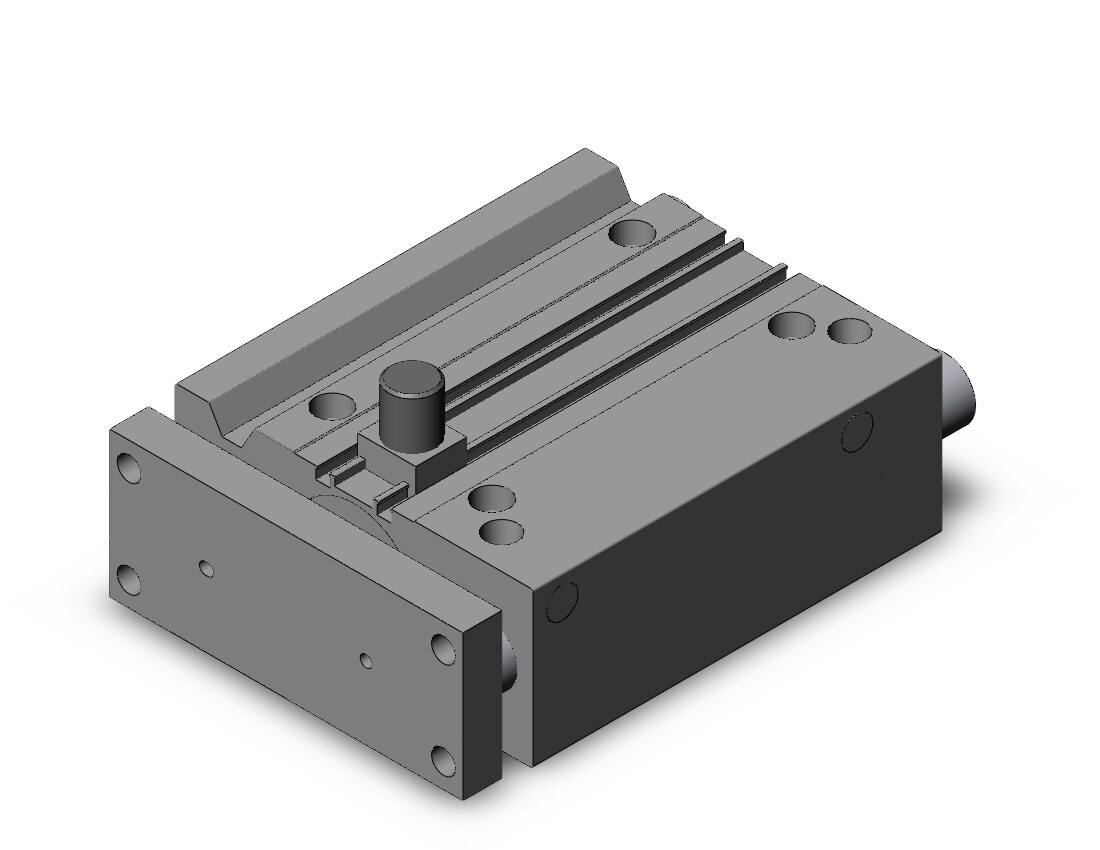 SMC MGPM50-100-RL cyl, end lock guide, slide brg, MGP COMPACT GUIDE ...