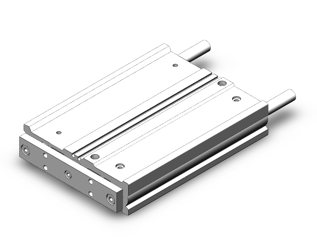 SMC MGPWL25-175 mgpw, wide type, compact, GUIDED CYLINDER, WIDE TYPE