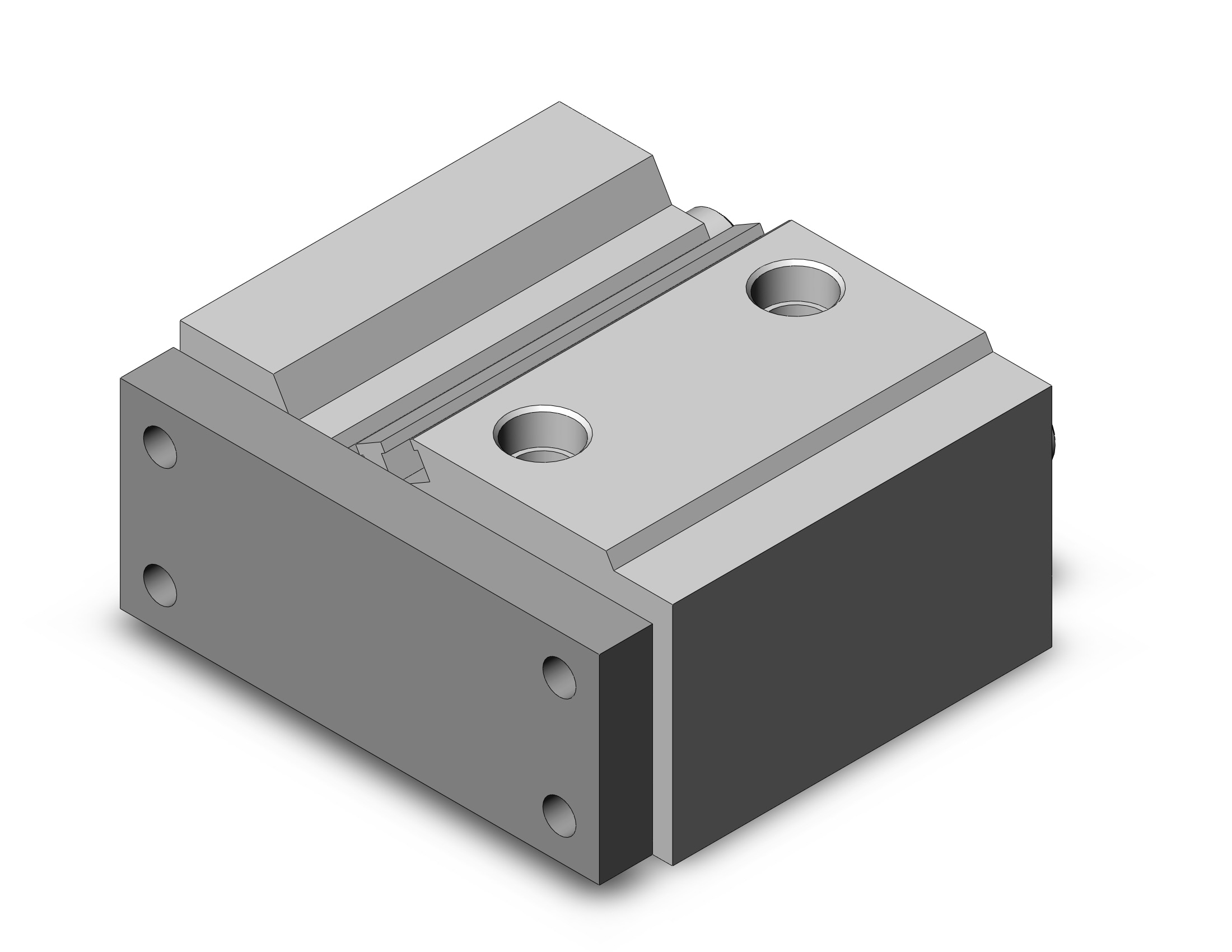 SMC MGQL20-10 cyl, w/stroke guide, MGQ GUIDED CYLINDER-MGQL2