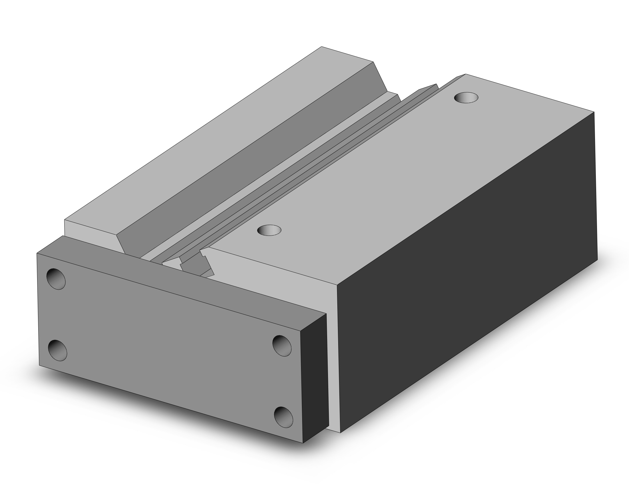 SMC MGQM12-50 cyl, guide, slide bearing, MGQ GUIDED CYLINDER