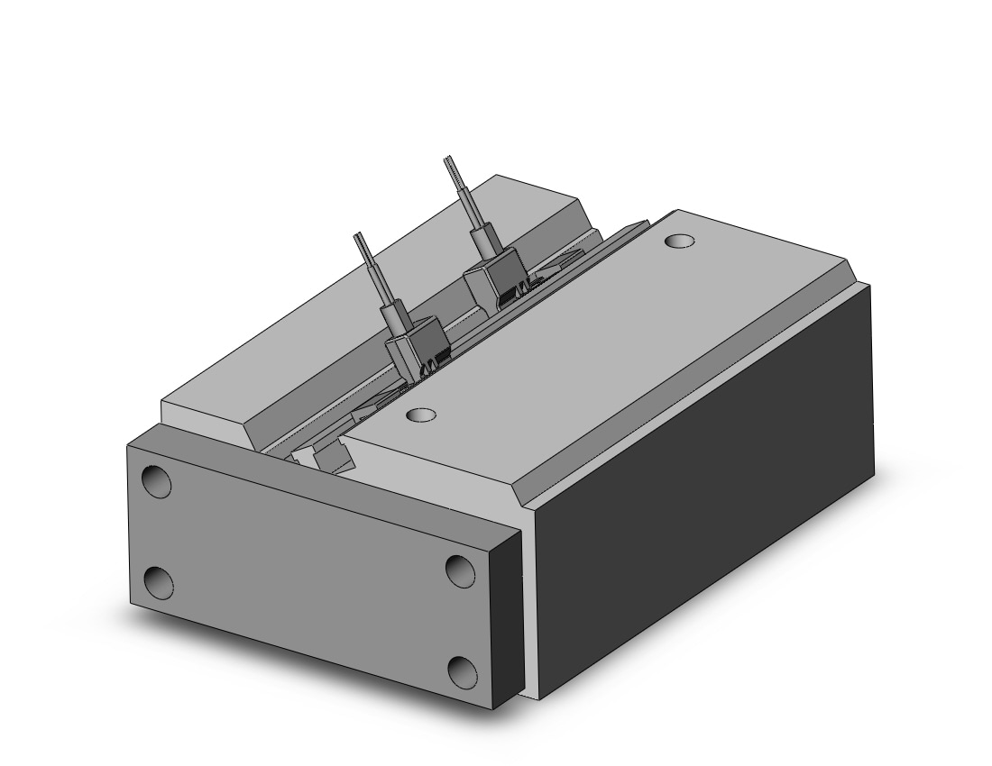 SMC MGQM16-50-M9BVL compact guide cylinder, mgq, GUIDED CYLINDER