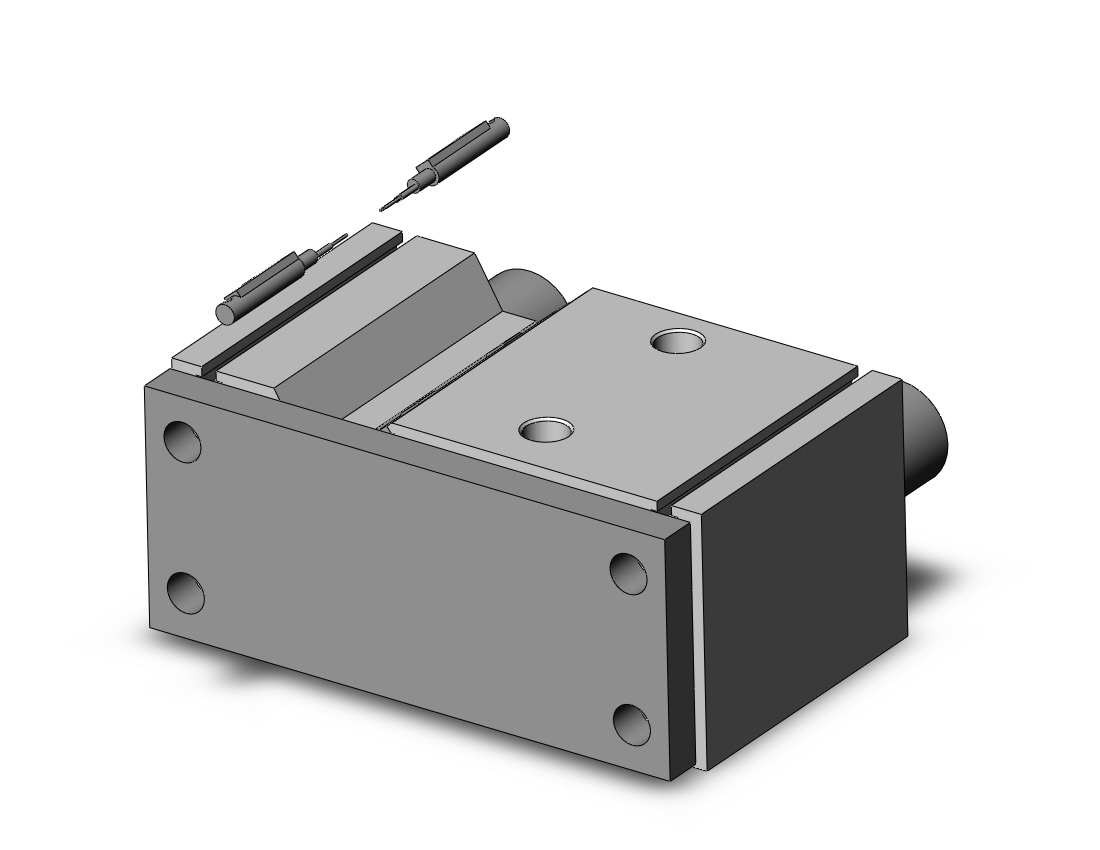 SMC MGQM32TF-20-A93L compact guide cylinder, mgq, GUIDED CYLINDER