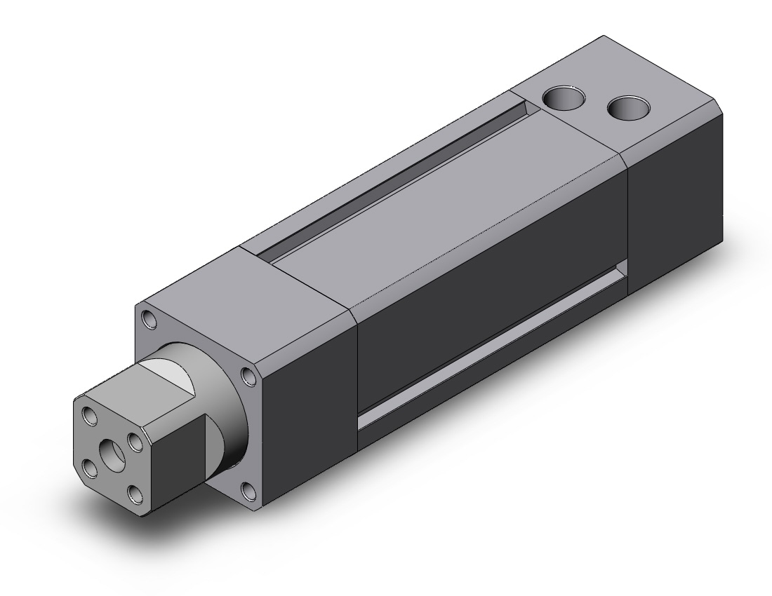 SMC MGZ40TF-75 cyl, guide, dbl power, MGZ GUIDED CYL, DBL POWER