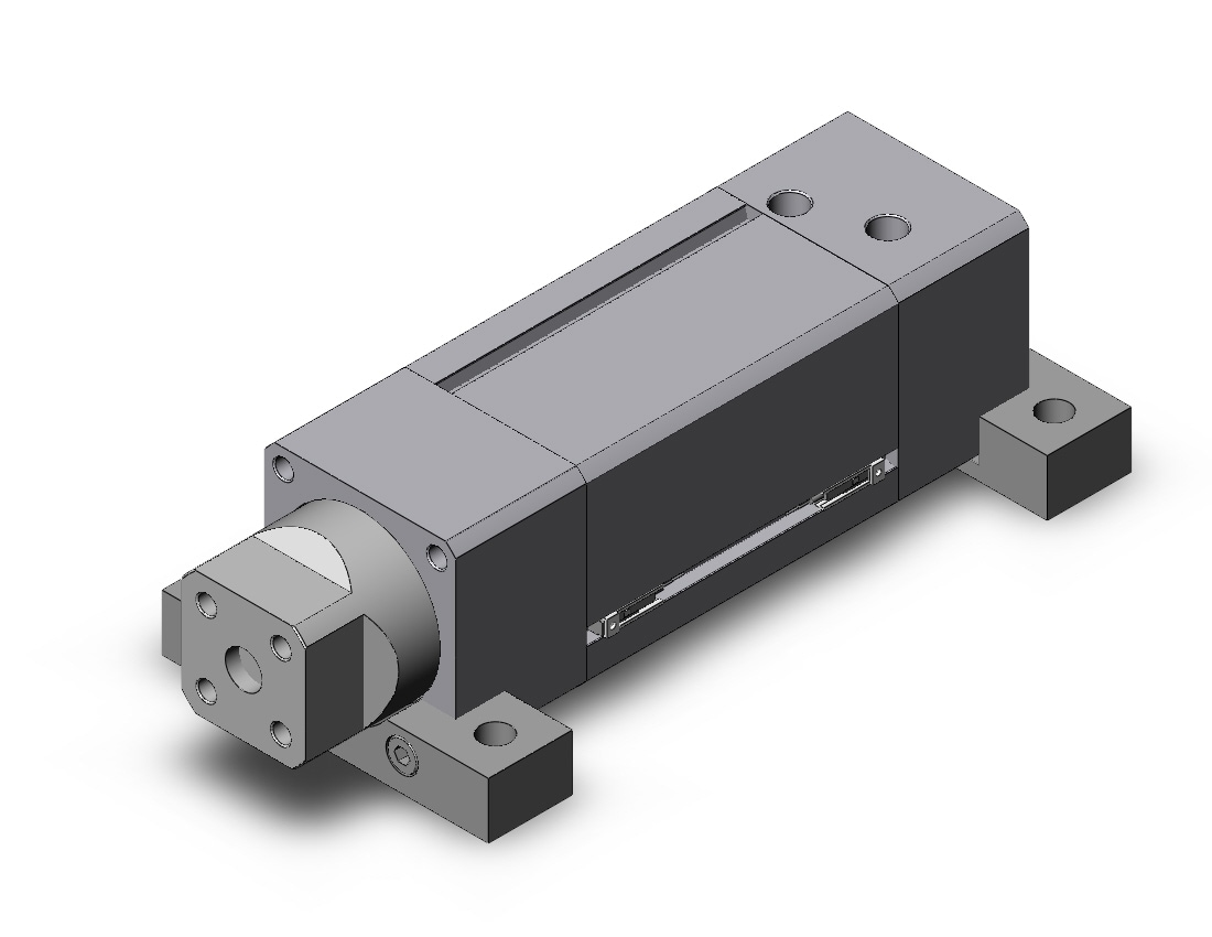 SMC MGZL63TN-75-A93L cylinder, MGZ GUIDED CYL, DBL POWER