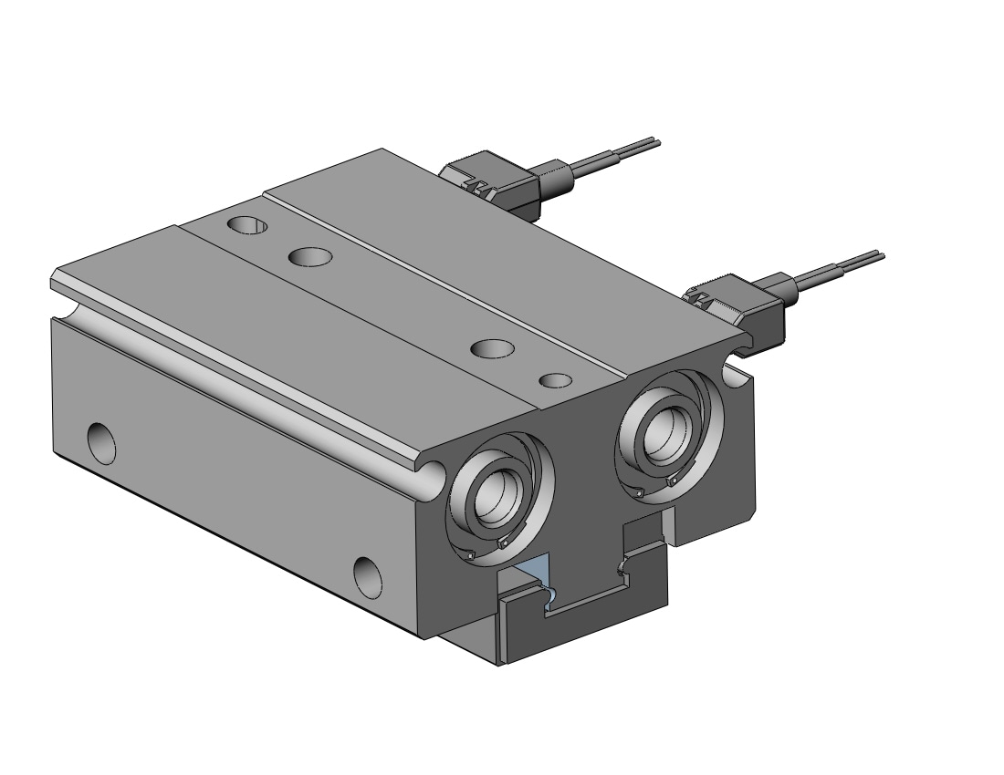 SMC MHF2-12D-M9BVM cylinder, mhf2, low profile air gripper, GRIPPER