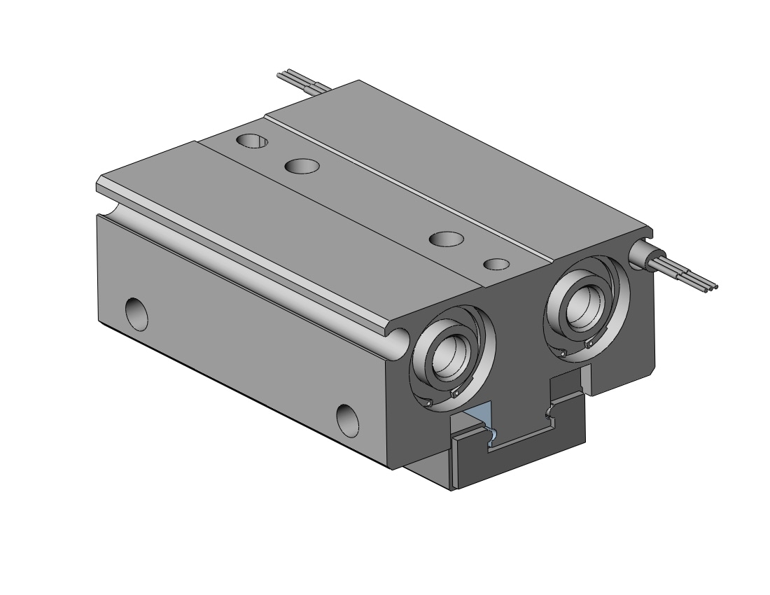 SMC MHF2-12D-M9NWSAPC gripper, low-profile w/auto-sw, MHF2 GRIPPERS