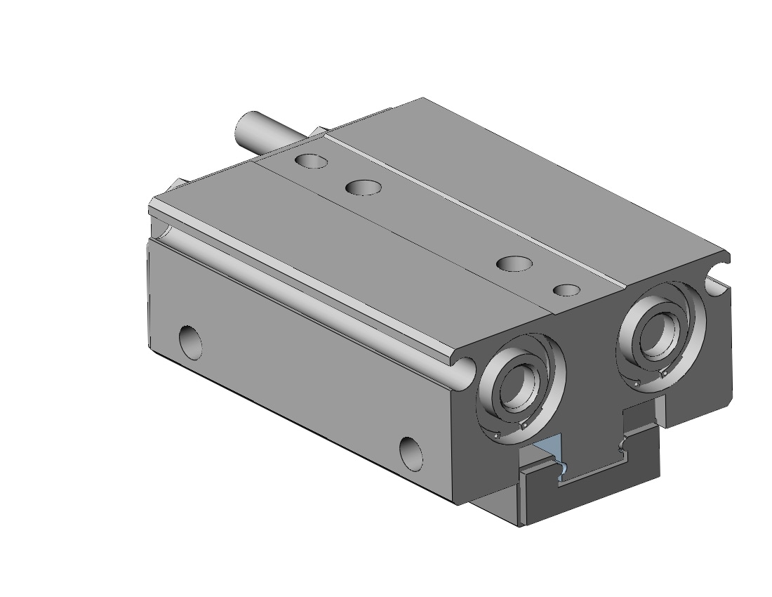 SMC MHF2-12D-X83C2 cylinder, mhf2, low profile air gripper, GRIPPER