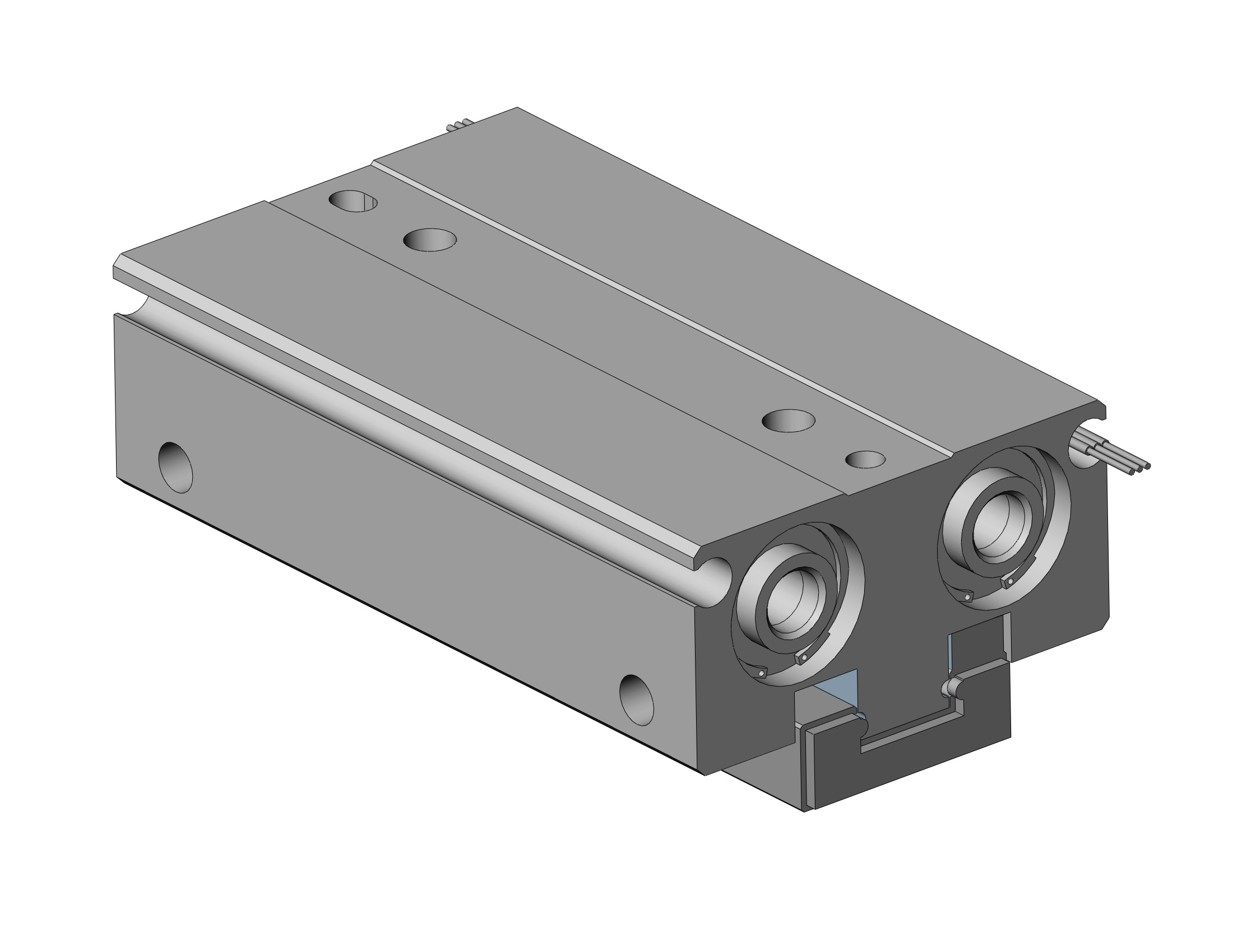 SMC MHF2-12D1-M9PW gripper, low-profile w/auto-sw, MHF2 GRIPPERS