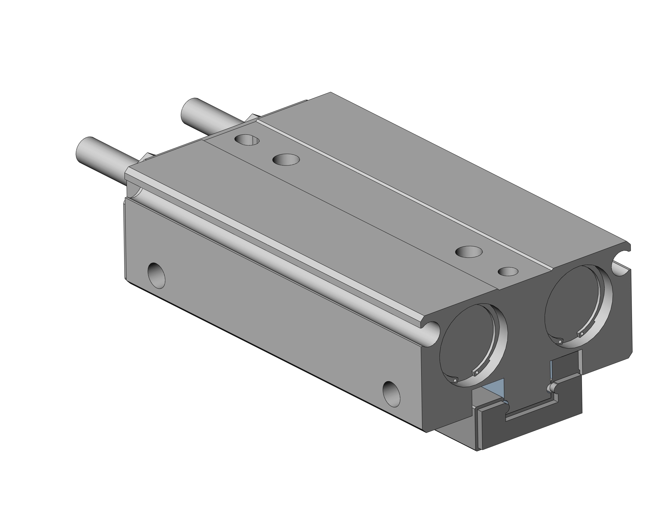 SMC MHF2-12D1R-X83A2 gripper, low-profile, MHF2 GRIPPERS