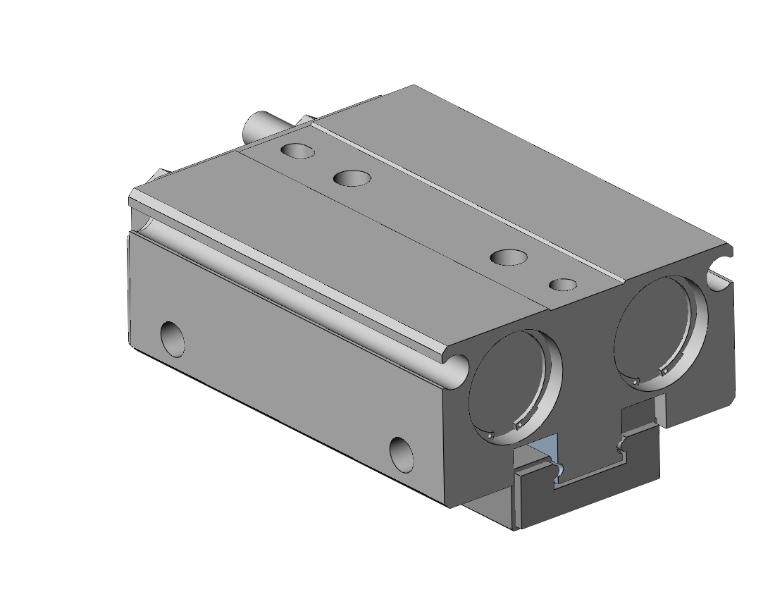 SMC MHF2-12DR-X83C1 gripper, low-profile, MHF2 GRIPPERS