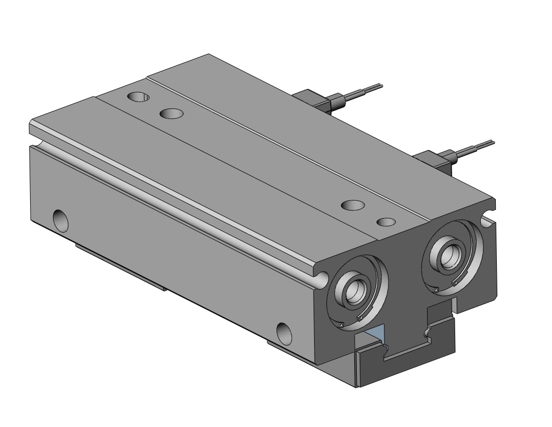 SMC MHF2-16D1-M9BV cylinder, mhf2, low profile air gripper, GRIPPER