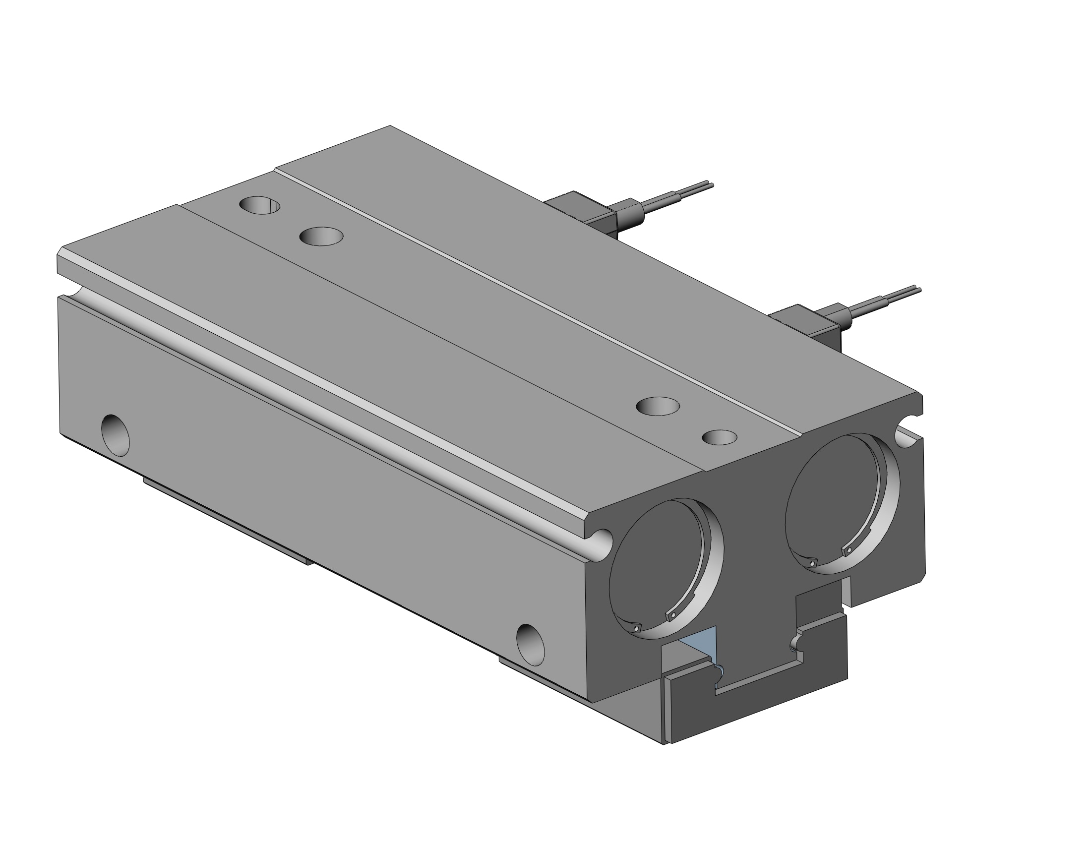 SMC MHF2-16D1R-M9BWVL gripper, low-profile w/auto-sw, MHF2 GRIPPERS