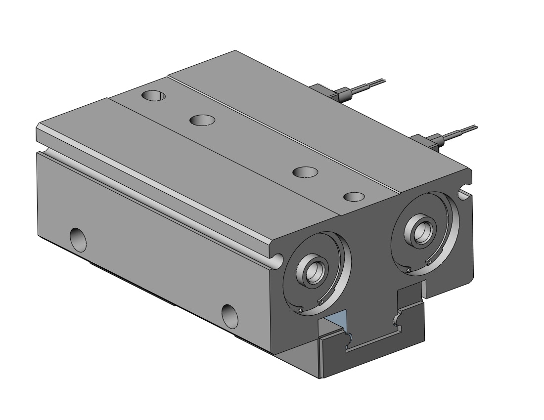 SMC MHF2-20D-M9BVZ gripper, low-profile w/auto-sw, MHF2 GRIPPERS