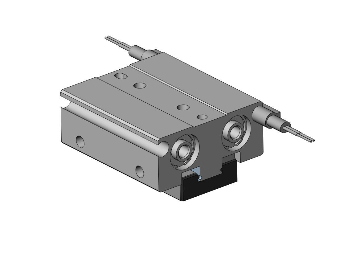 SMC MHF2-8D-M9BM gripper, low-profile w/auto-sw, MHF2 GRIPPERS