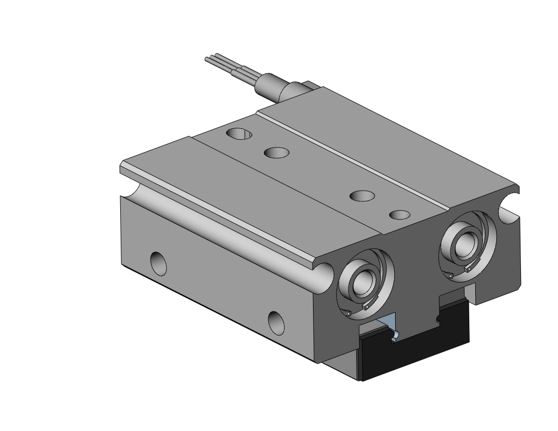 SMC MHF2-8D-M9NWLS gripper, low-profile w/auto-sw, MHF2 GRIPPERS