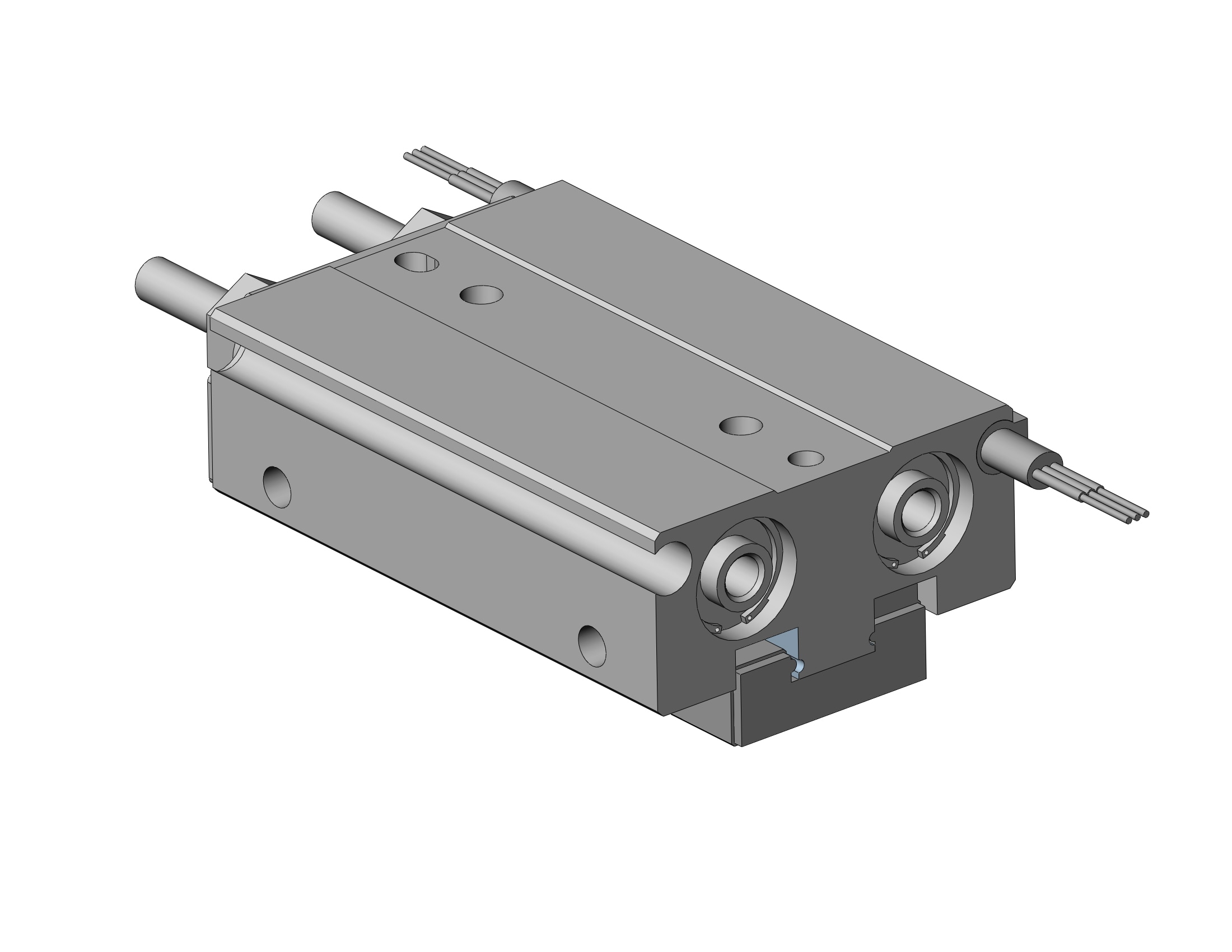 SMC MHF2-8D1-M9PSAPC-X83A2 gripper, low-profile, MHF2 GRIPPERS