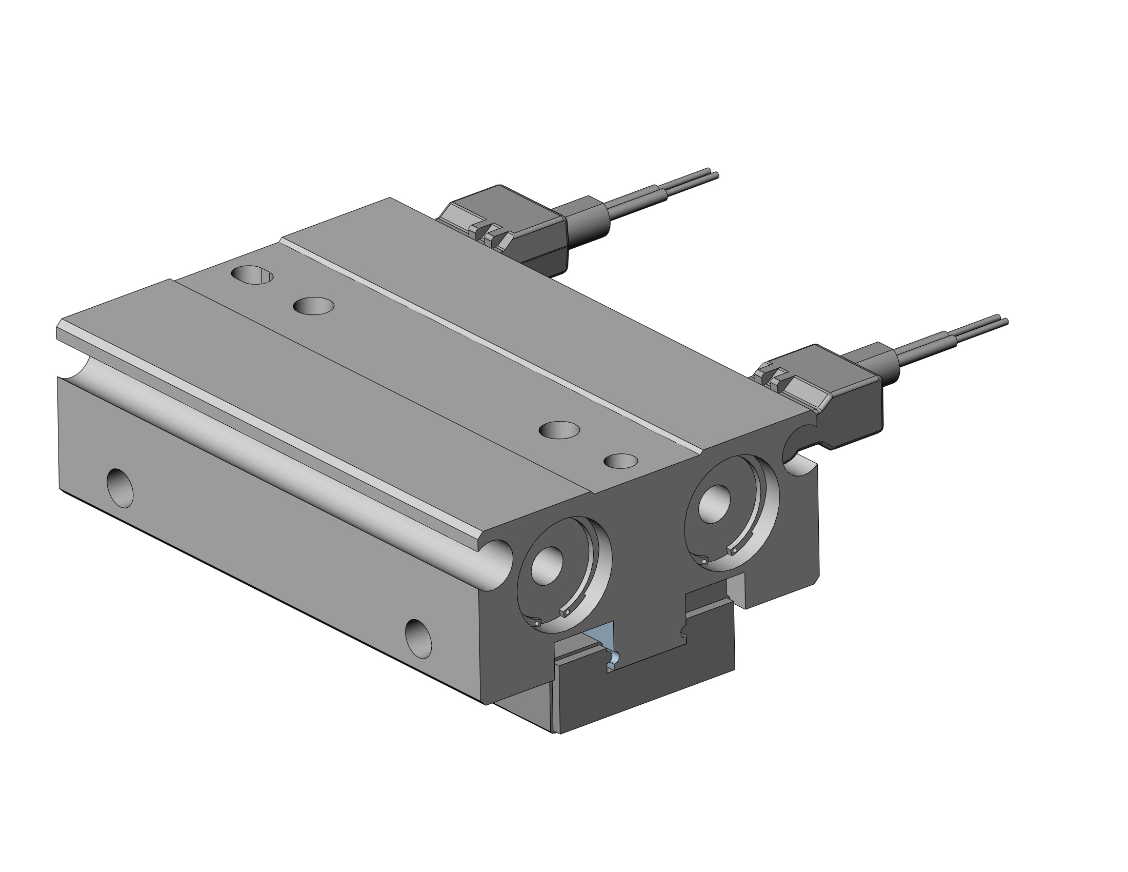 SMC MHF2-8D1R-M9BVL gripper, low-profile w/auto-sw, MHF2 GRIPPERS