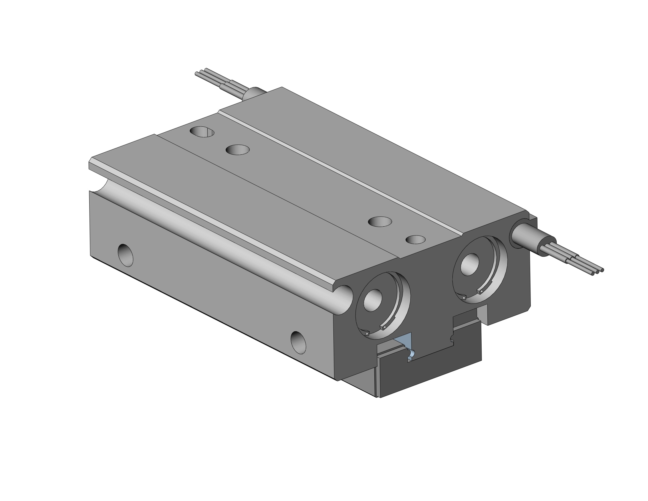 SMC MHF2-8D1R-M9PW gripper, low-profile w/auto-sw, MHF2 GRIPPERS