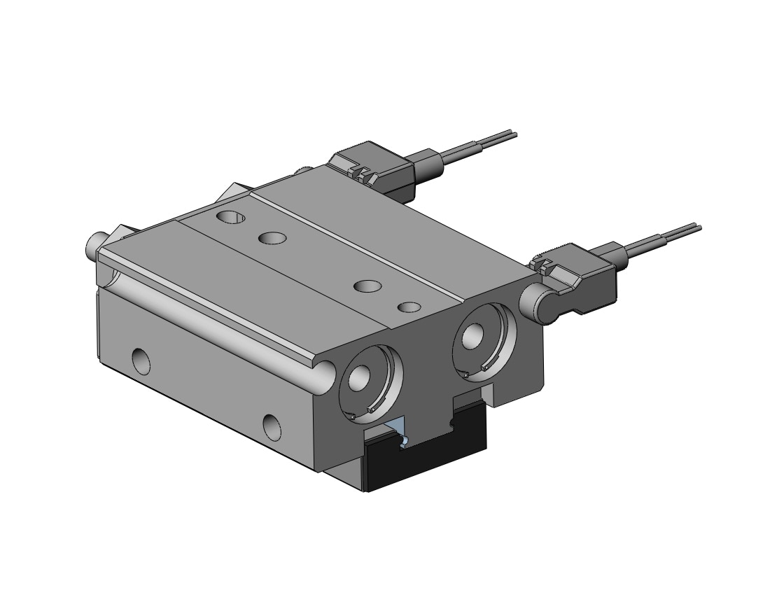 SMC MHF2-8DR-M9BVL-X83B1 gripper, low-profile w/auto-sw, MHF2 GRIPPERS