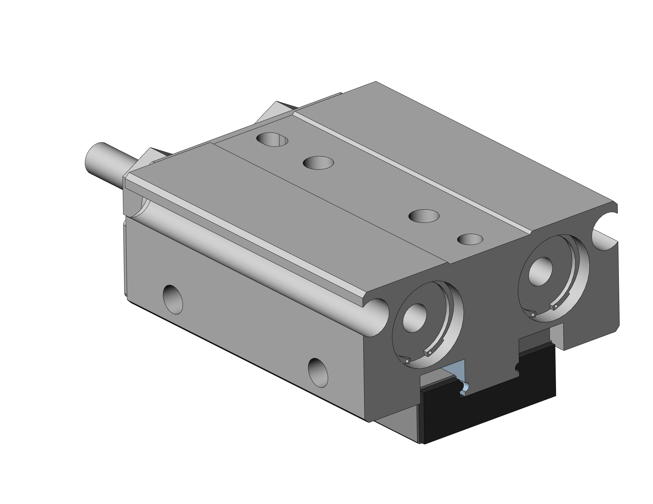 SMC MHF2-8DR-X83B2 gripper, low-profile, MHF2 GRIPPERS