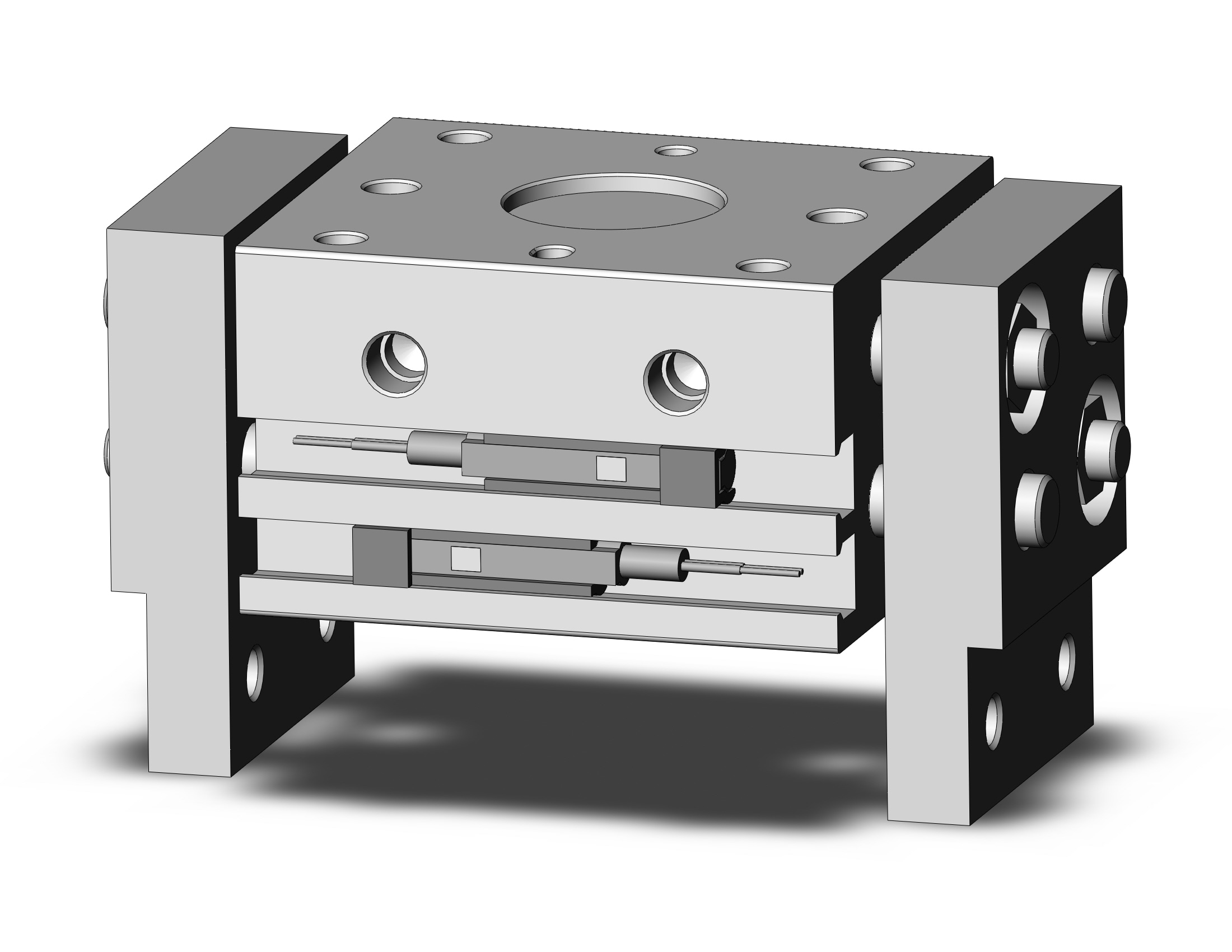 SMC MHL2-10D-M9BW gripper, wide opening 2-finger, MHL GRIPPERS